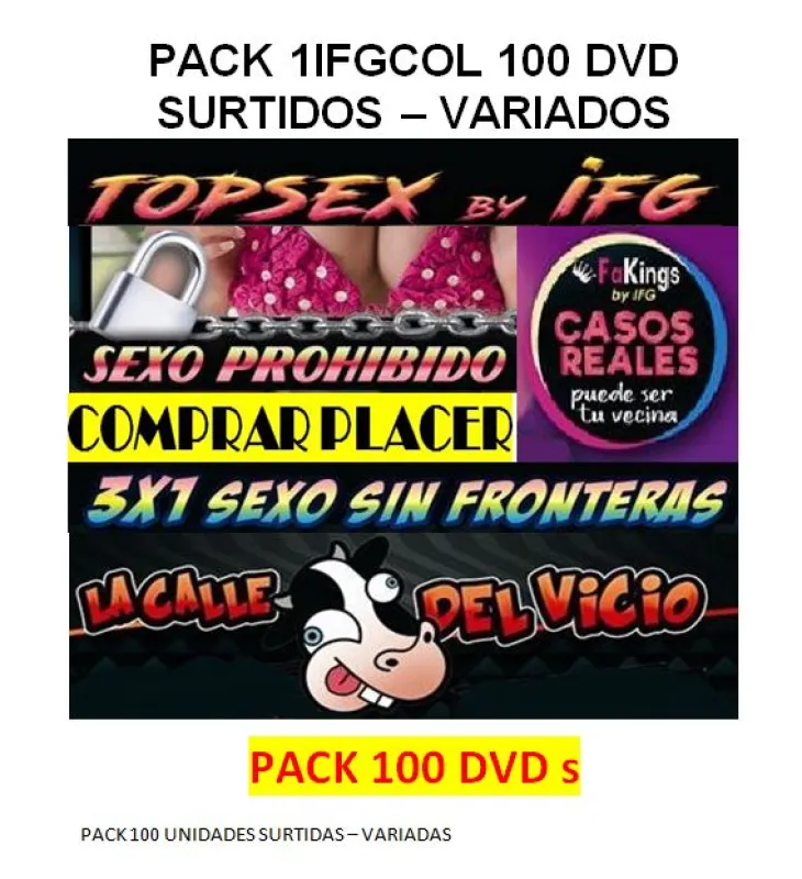 PACKIFG1 100 DVD SURTIDOS COLECCIONES 