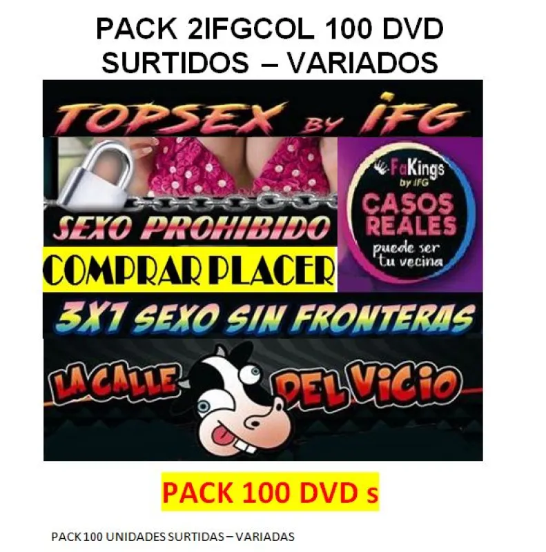 PACKIFG2 100 DVD SURTIDOS COLECCIONES 