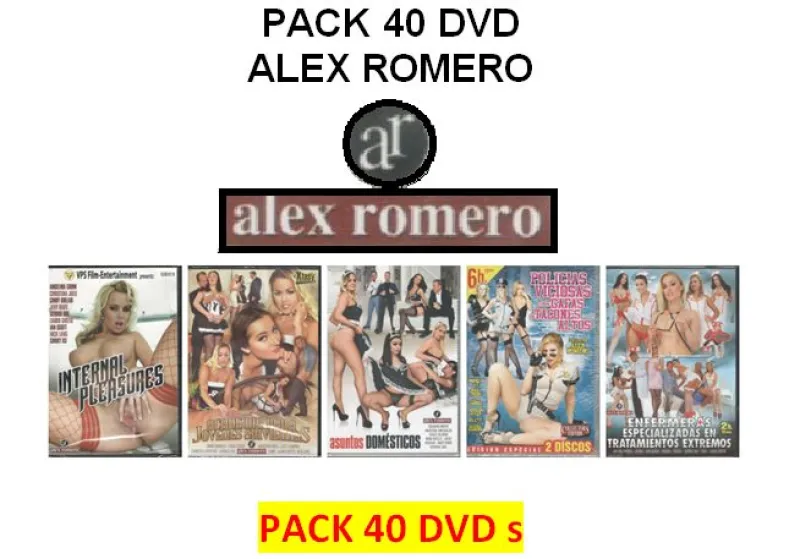 PACK 40 DVD ALEX ROMERO 