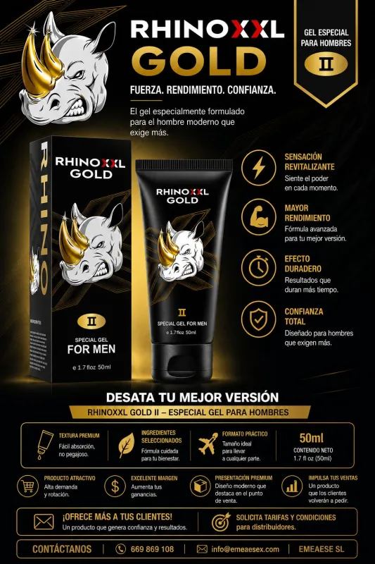 RHINOXXL GOLD II (Special Gel For Men 50ml) 